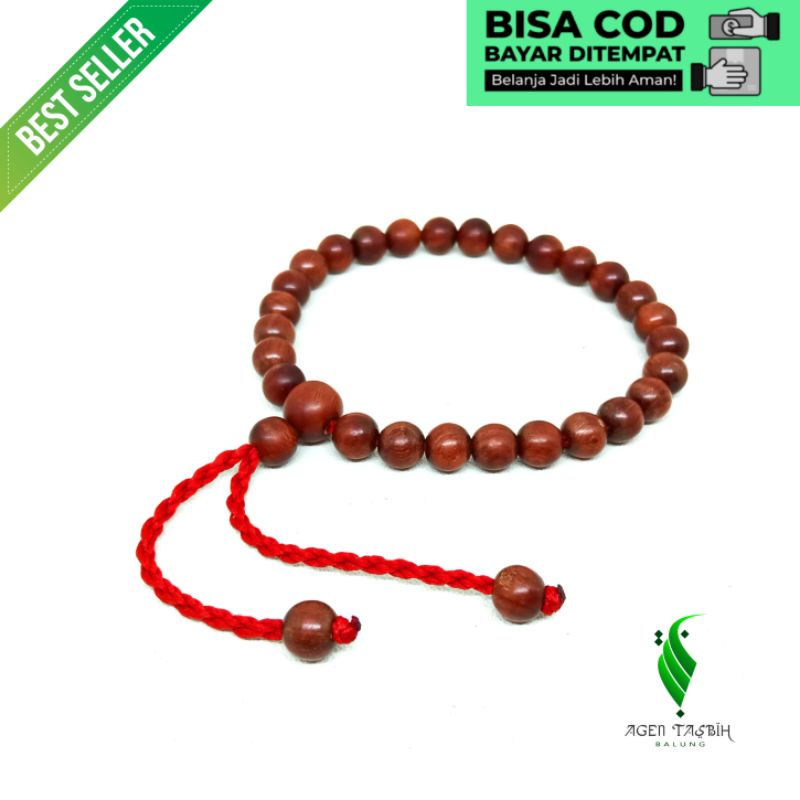 Gelang Cantik Pria Wanita  Kayu Galih Nagasari Asli Size 6mm ORIGINAL!!