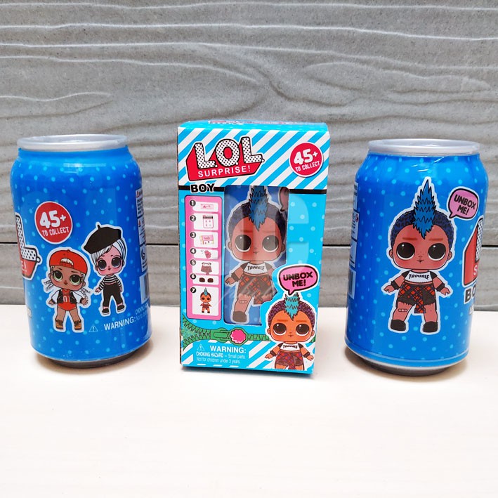 Mainan L.O.L Surprise Can | LOL Surprise Doll Cola | Kaleng Kejutan Mini Figure LOL Bs Muntah Pipis