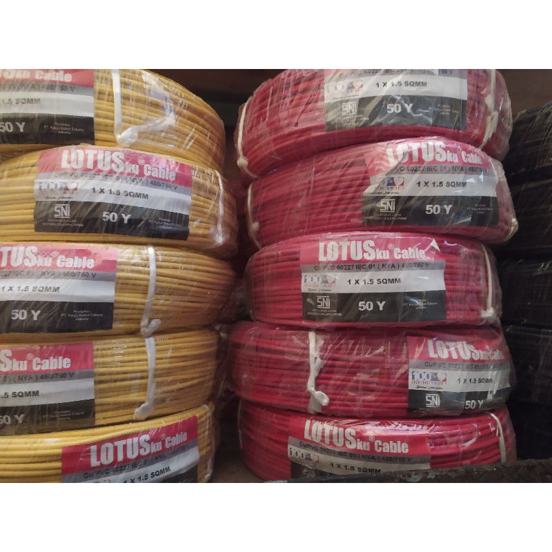 KABEL NYA LOTUSku 1x1,5 50Y SNI