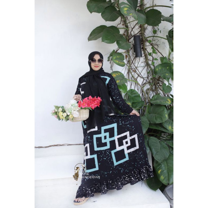 Gamis Cap Batik Mumaddah 4679GG