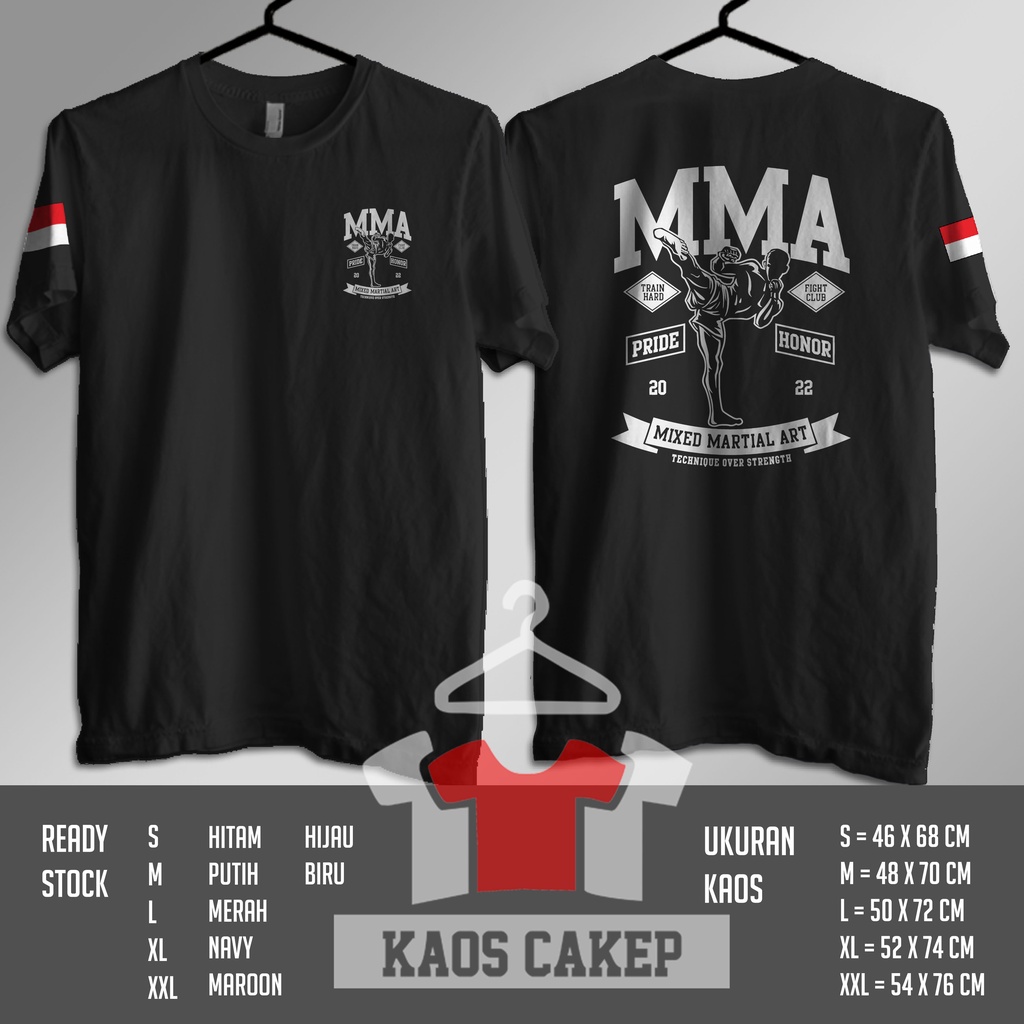 Kaos MMA Fighter Boxing Baju Sport