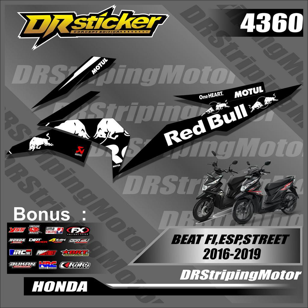 Sticker COD AksesorisStriping Beat Fi 2016 2017 2018 2019 Variasi Semifull Beat Street // Beat Fi Es