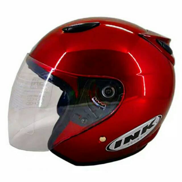 Helm ink basic best1 warna merah maroon berkualitas standart SNI