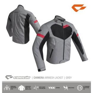 Jaket Motor Touring Contin Chimera Waterproof Ori Black Sand Grey