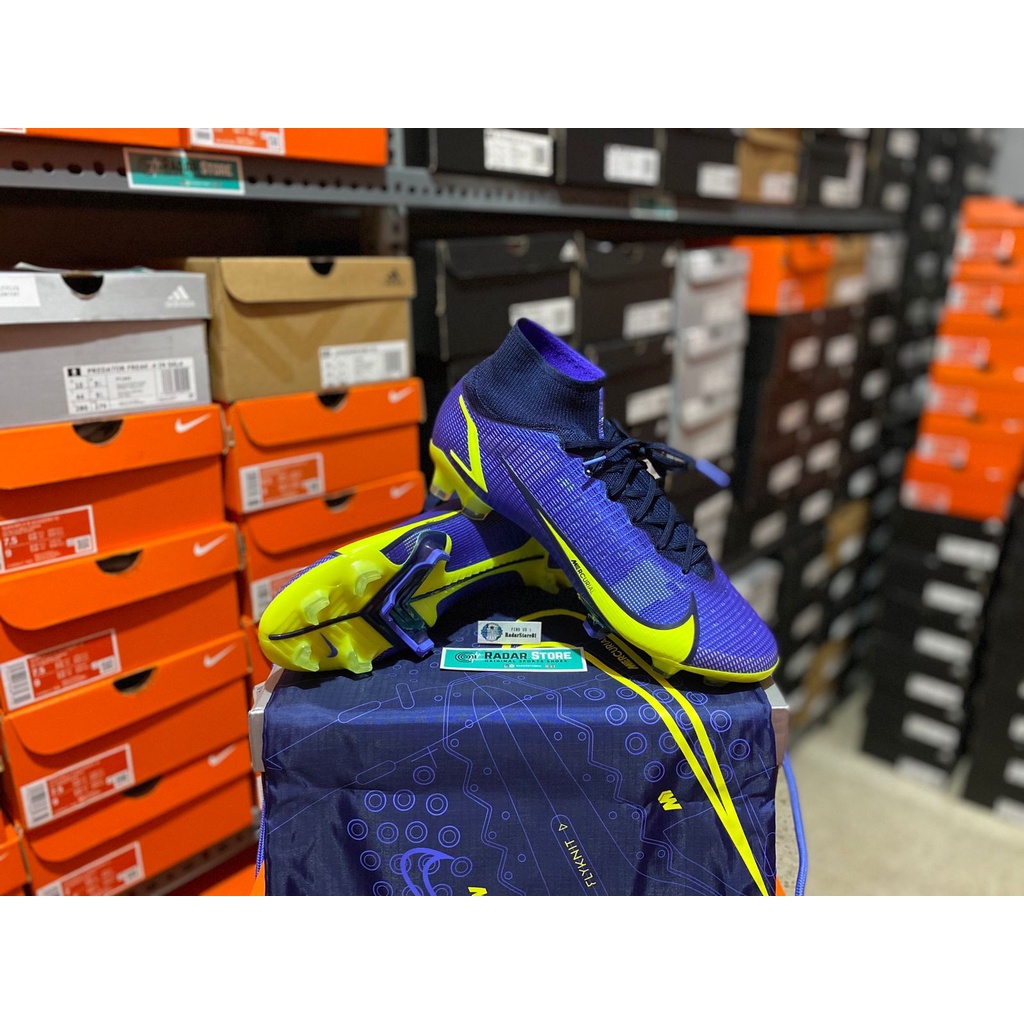 Sepatu Bola Superfly 8 Elite FG Sapphire Blue CV0958-574 Original BNIB