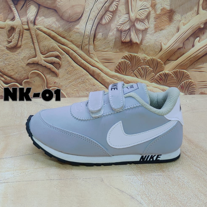 Sepatu Nike Anak Laki Laki dan Perempuan - Sepatu Anak Abu=abu Sepatu Anak Cewek Sepatu Sekolah SD