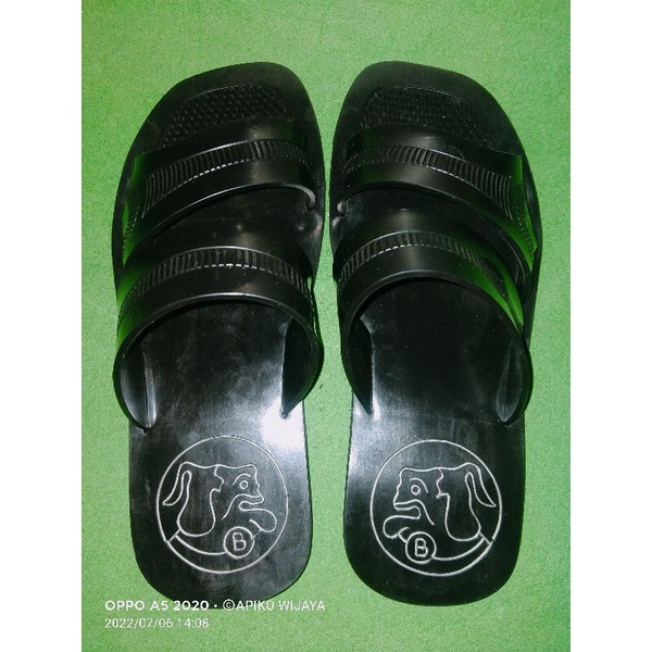 Sandal bandol pria karet original bawor Banyumas viral kekinian