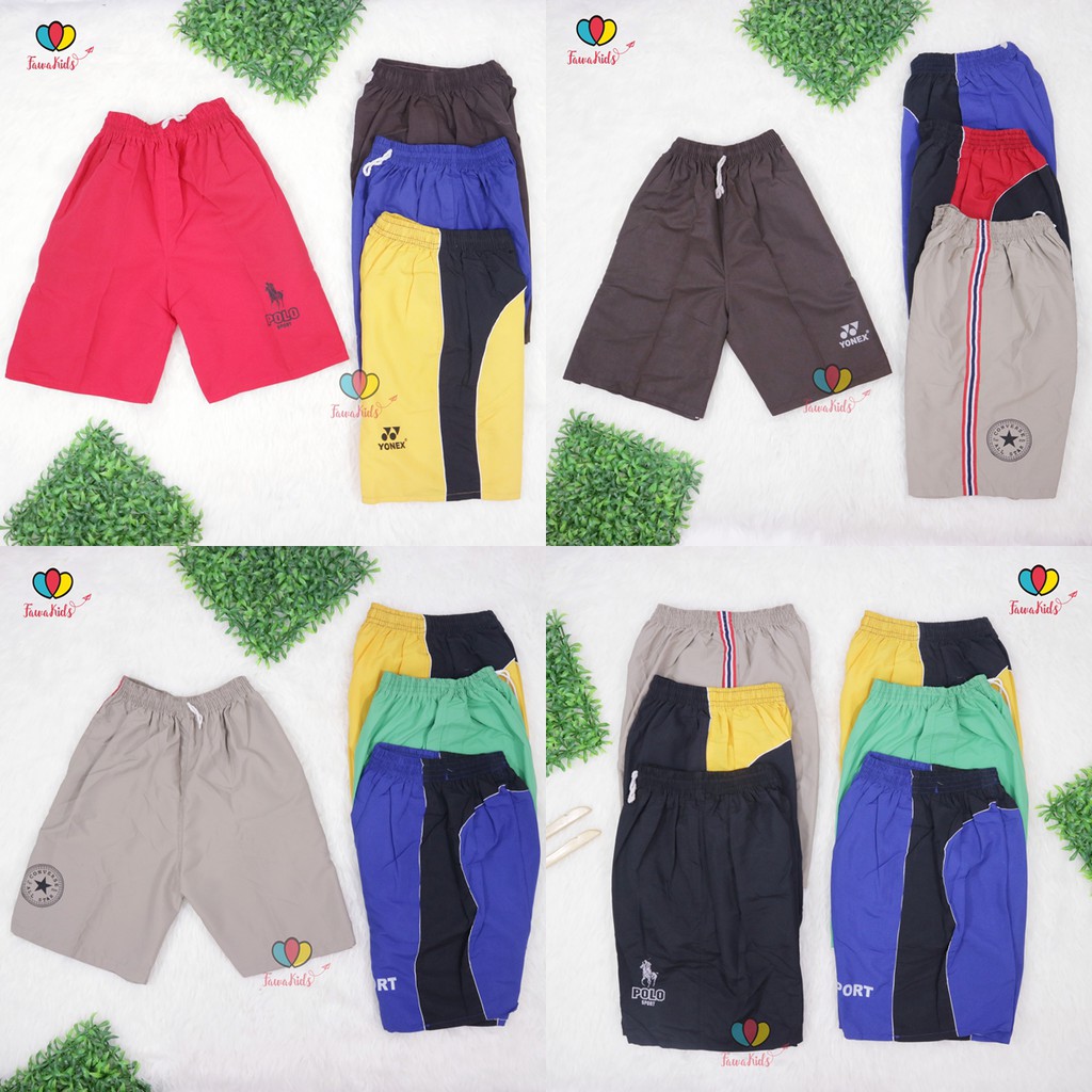 (KODE OL) Celana Olahraga Dewasa Uk.Normal / Celana Training Pendek Harian Sport Santai Boxer Pants