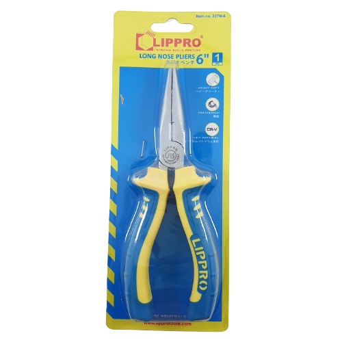 Tang Lancip Jepit 6 inch Lippro Long Nose Pliers 6inch 227N-6