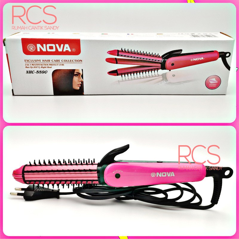 CATOK NOVA NHC 8890 ~ CATOK 3 IN 1 ~ CATOKAN RAMBUT NOVA