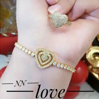 Set Gelang Dan Cincin Wanita Xuping 658