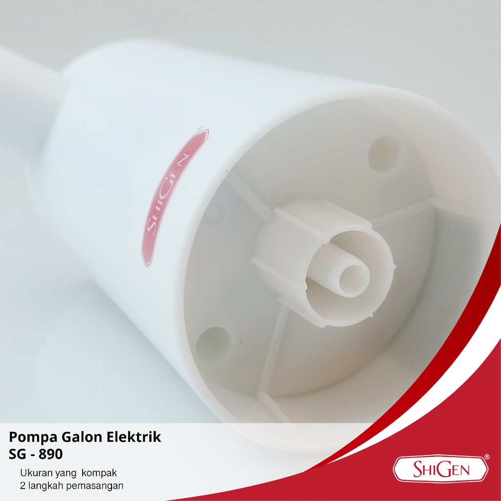 Pompa Galon/Dispenser Elektrik Moncong Pendek Recharge Shigen SG-890