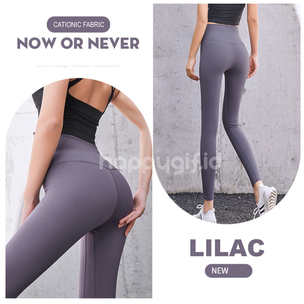 Yoga Sport Pants Celana Panjang Olahraga Wanita High Waist