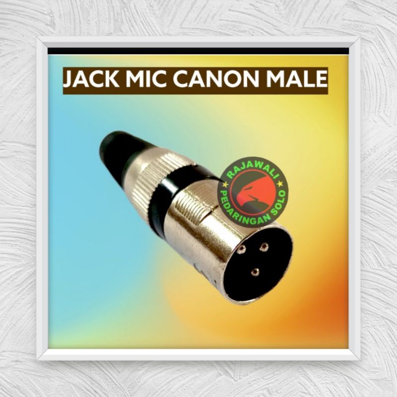 JACK MIC CANON CANARE XLR MALE