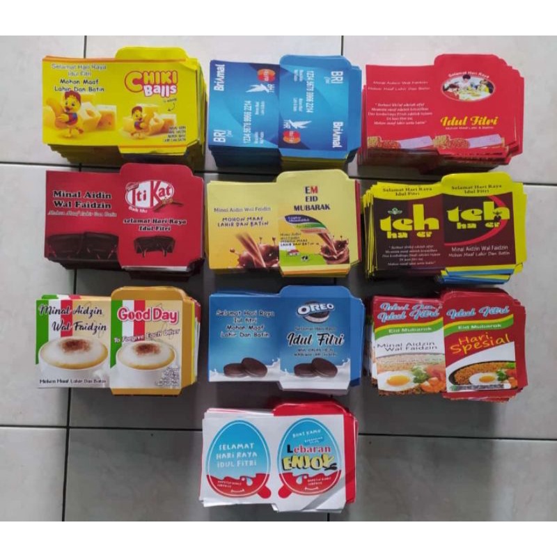 

Amplop lebaran medium motif snack/amplop lebaran snack medium