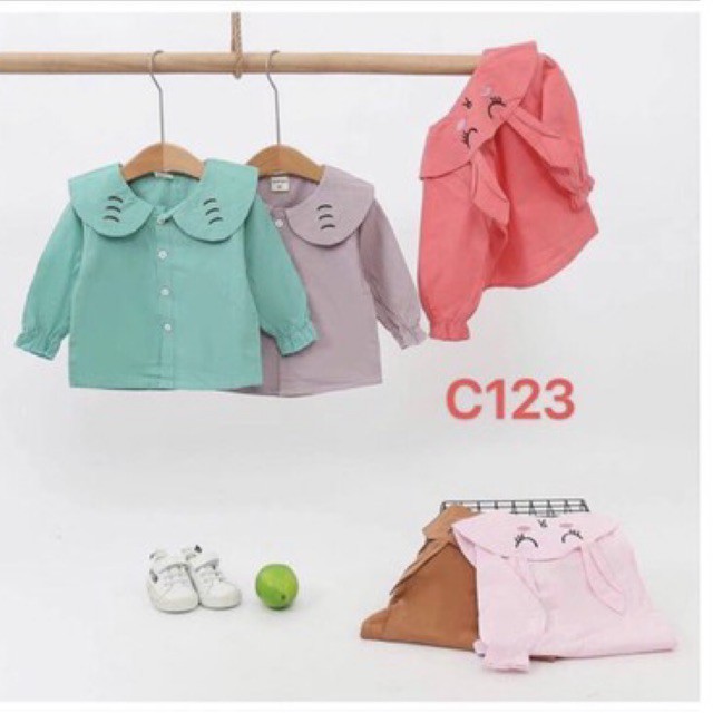 kemeja anak perempuan import