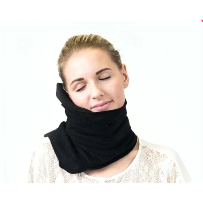 Bantal Selimut Leher Travel Neck Pillow Sender Penahan Kepala Tidur
