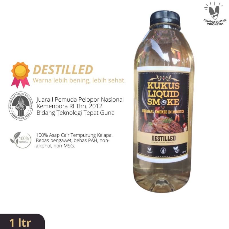 

KUKUS LIQUID SMOKE PERISA BBQ BUMBU BAKAR AROMA ASAP FOOD GRADE 1L