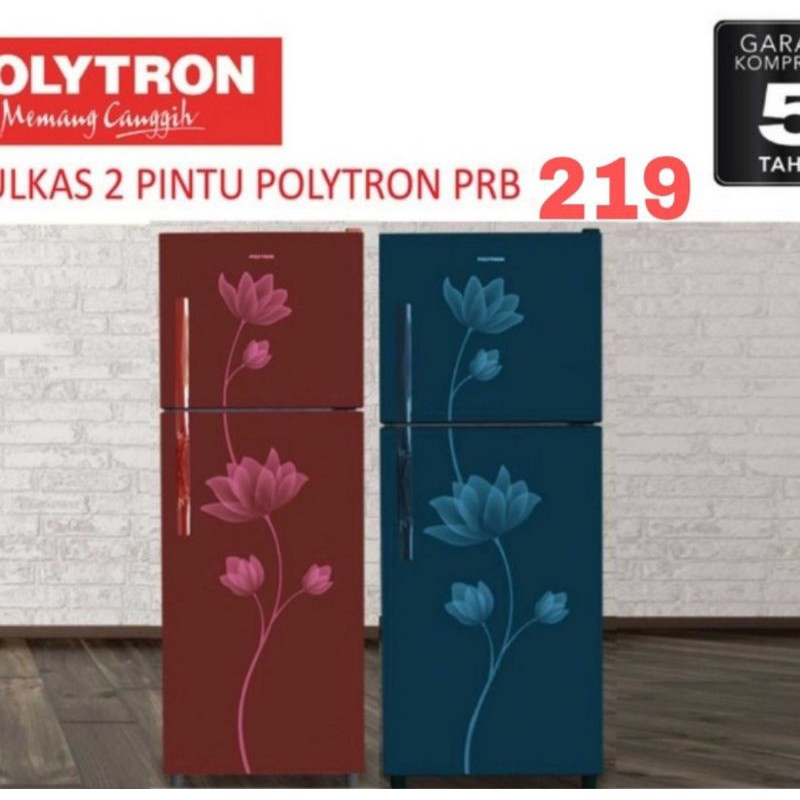 Kulkas Polytron 2 Pintu PRB - 219 Jabodetabek