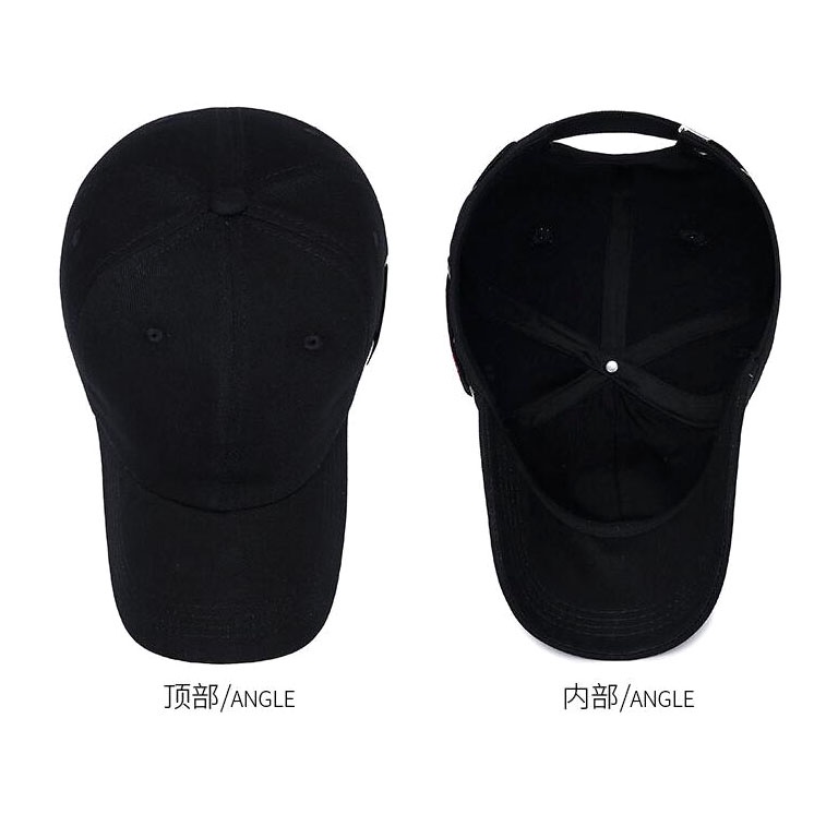 Topi Baseball Golf Sport Fashion Unisex - Black