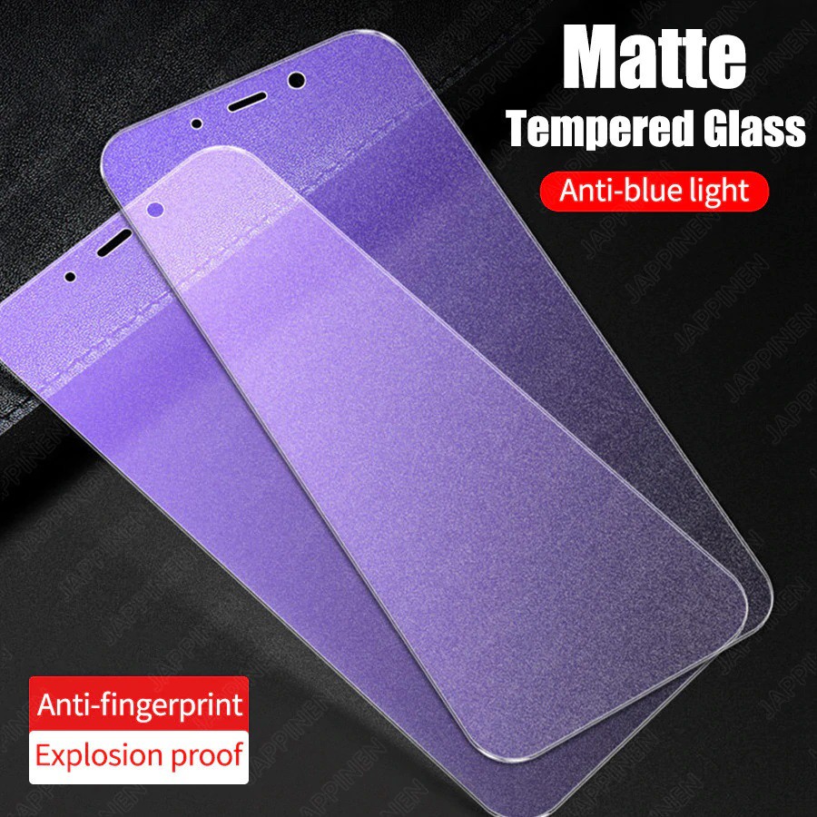 Realme 5 5i 5s C3 C11 C15 Tempered Glass Hp Matte Anti Blue Anti Radiasi  Realme 5 5i 5s C3 C11 C15