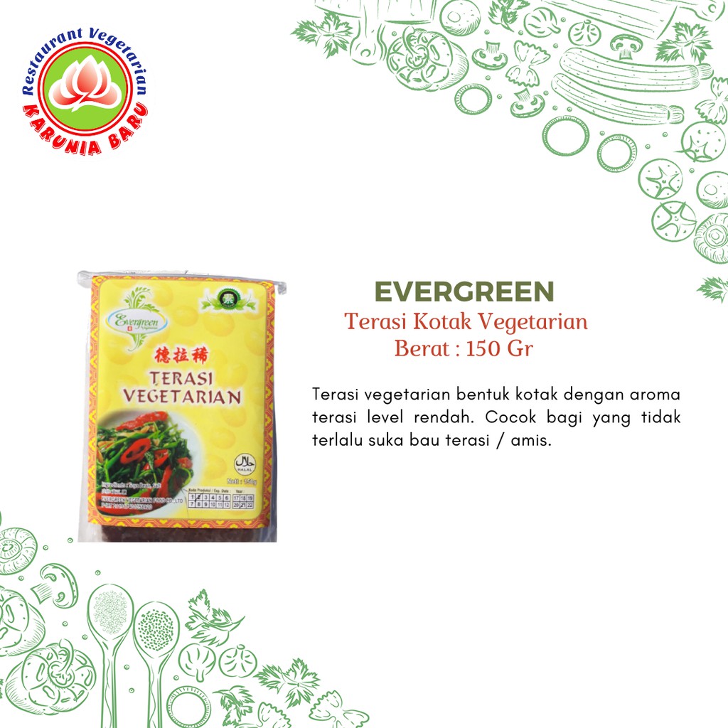 

Evergreen Terasi Vegetarian/Vegan Belacan/Belachan