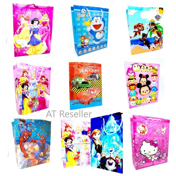 

✨ BISA COD ✨ NKS TAS SOUVENIR KANTONG PLASTIK TENTENG HADIAH GOODIE BAG ULANG TAHUN
