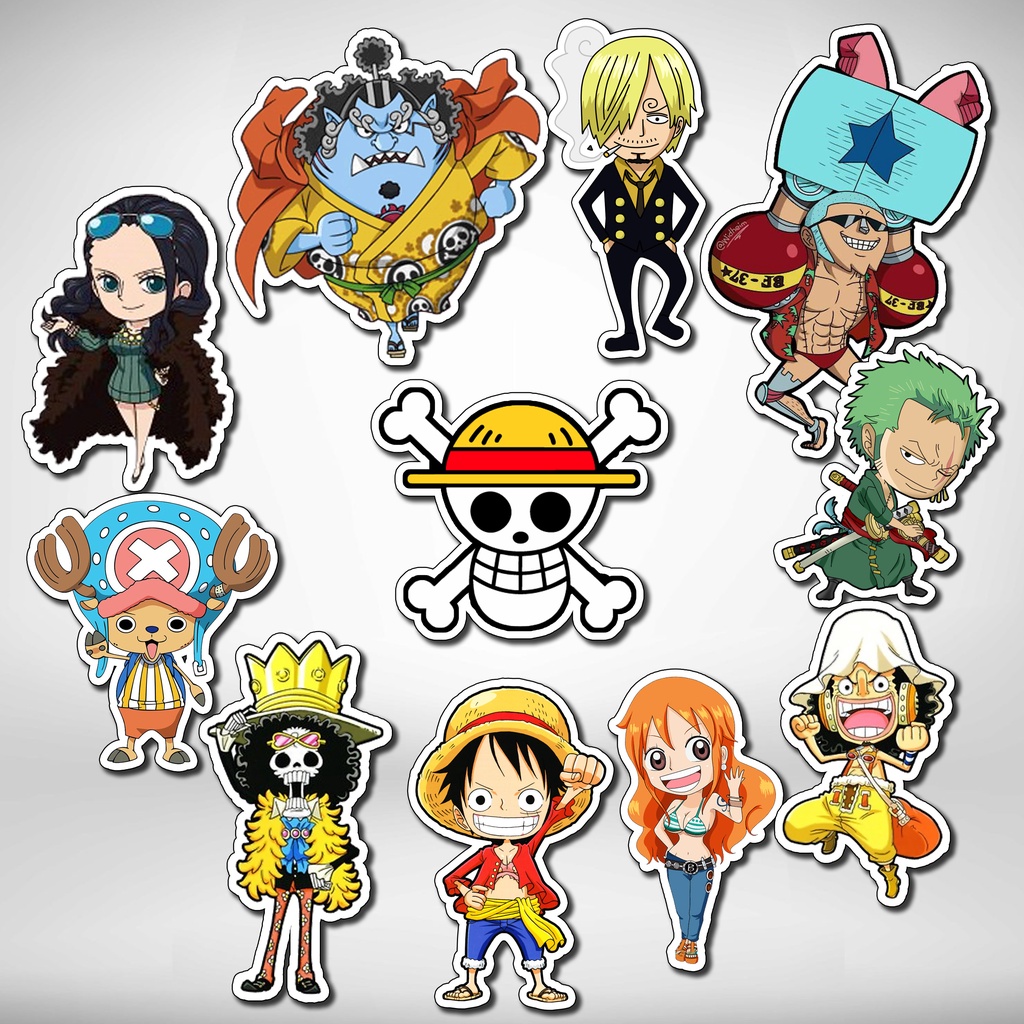 

Stiker/Sticker Vinil Anime One Piece Aesthetic Waterproof stiker Untuk Case Handphone DLL