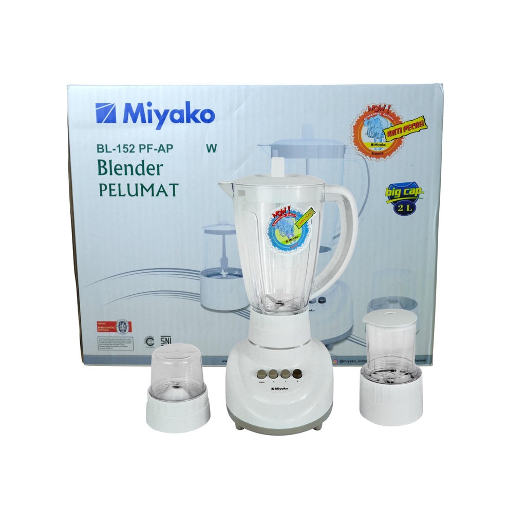 Blender Miyako BL-152PFAP Blender Listrik 3 Tabung Plastik Miyako Jumbo