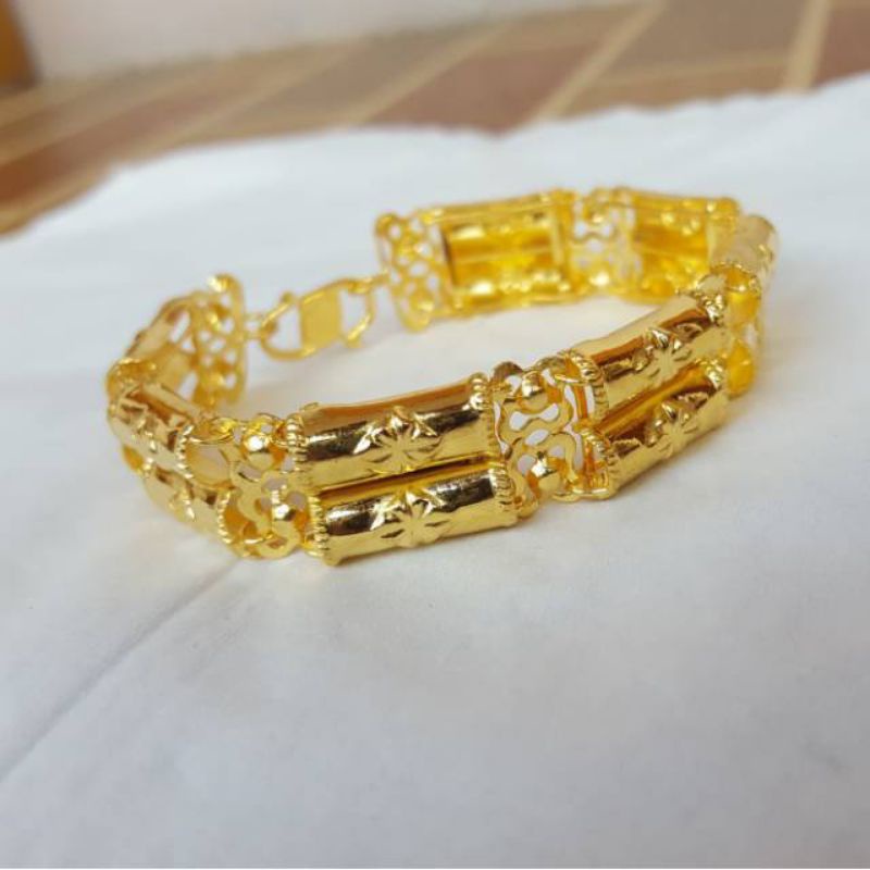 GELANG BAMBU SETARA 2 SUKU LAPIS EMAS 24k