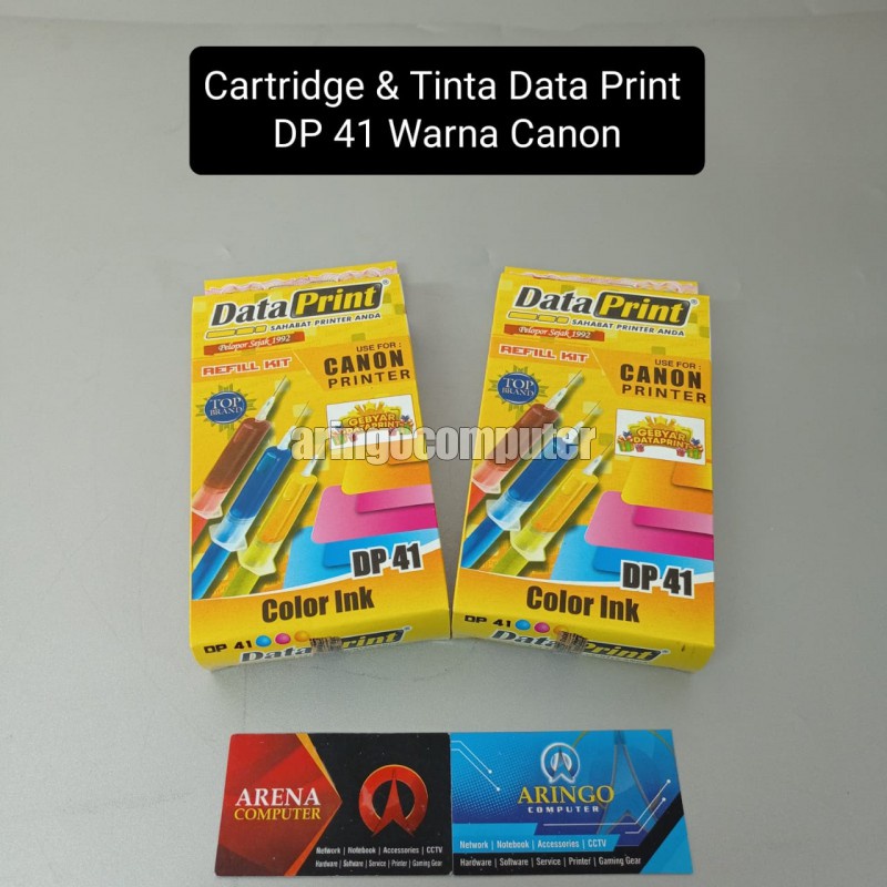 Cartridge &amp; Tinta Data Print DP 41 Warna Canon