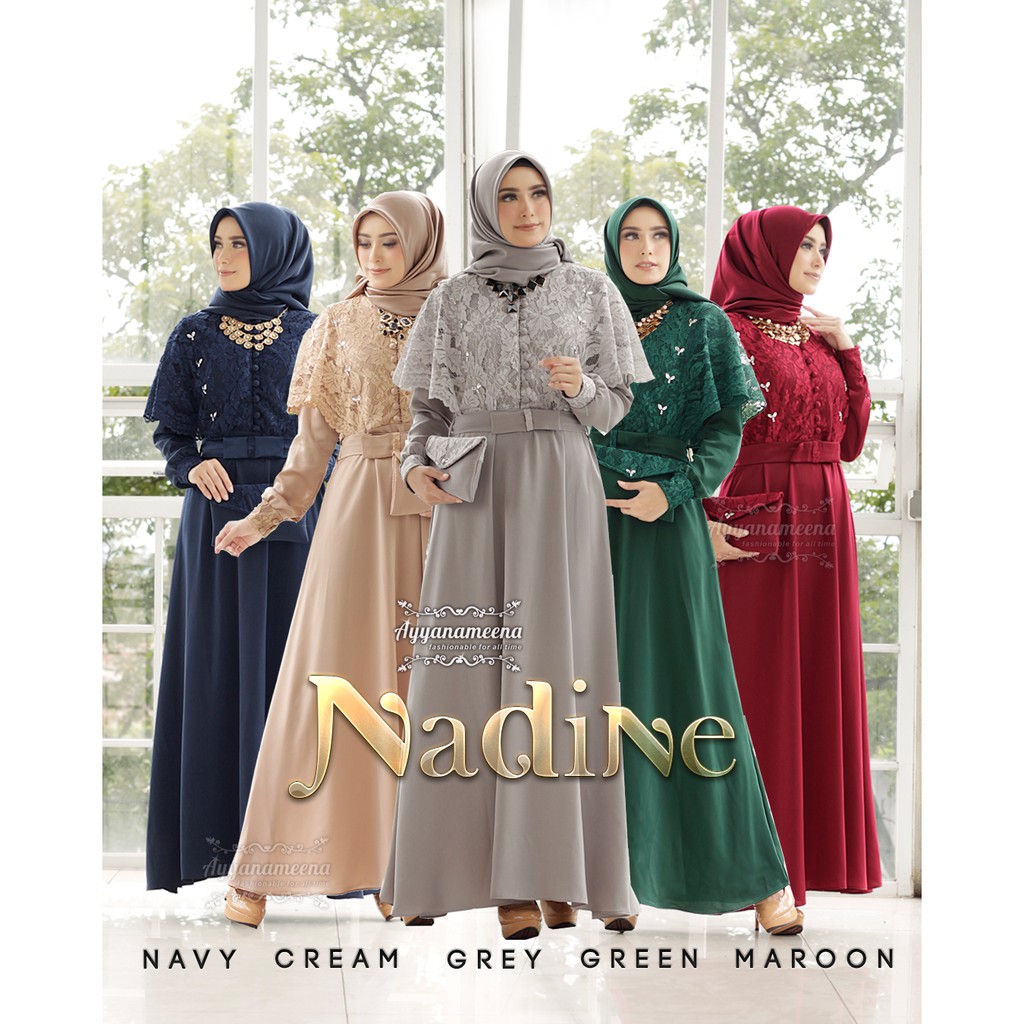 Rumah Jahit Egifanissa Jasa Jahit Nadine Dress Brokat Custom bisa untuk Busui