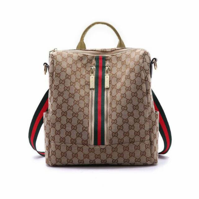 Tas batam import/ ransel fashion gucci 3fungsi
