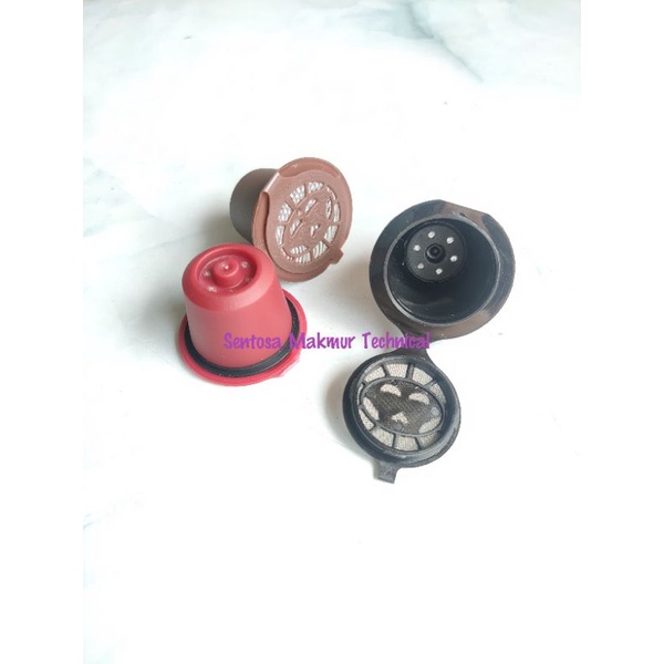 NESPRESSO Refill Refillable Reusable Coffee Capsule Kapsul Isi Ulang Kopi