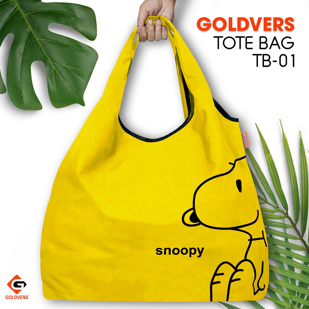 Tas Belanja Totebag Goldvers Original Import Tas Motif Mickey Mouse Totebag 20 Litter - Goldiesbags