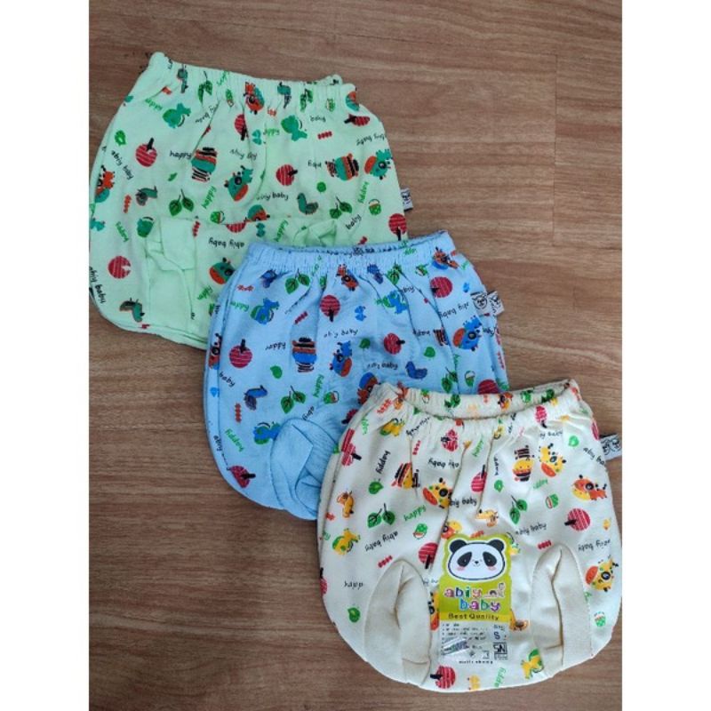 ABIY BABY-6PCS CELANA BAYI POP ABIY BABY WARNA-CELANA PENDEK BAYI-CELANA BAYI POP