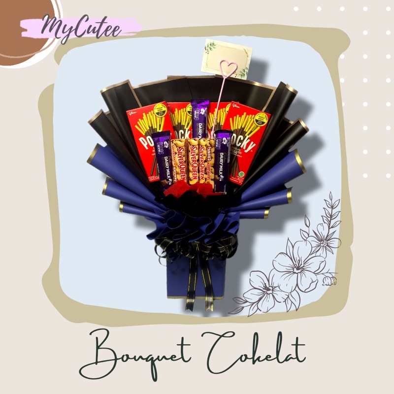 

BOUQUET BUCKET BUKKET COKLAT FERRERO SILVER QUEEN DAIRY MILK