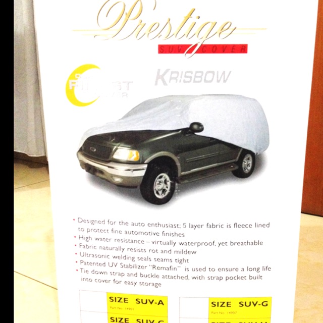 Krisbow Cover Mobil Prestige Suv Cover Size C Shopee Indonesia