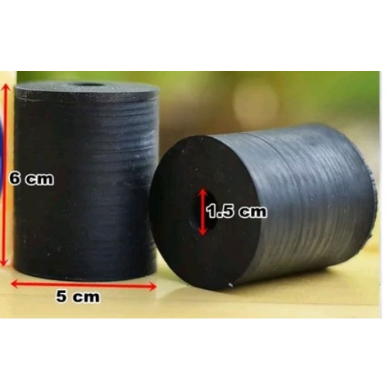 roda karet hitam loko odong2 kereta panggung