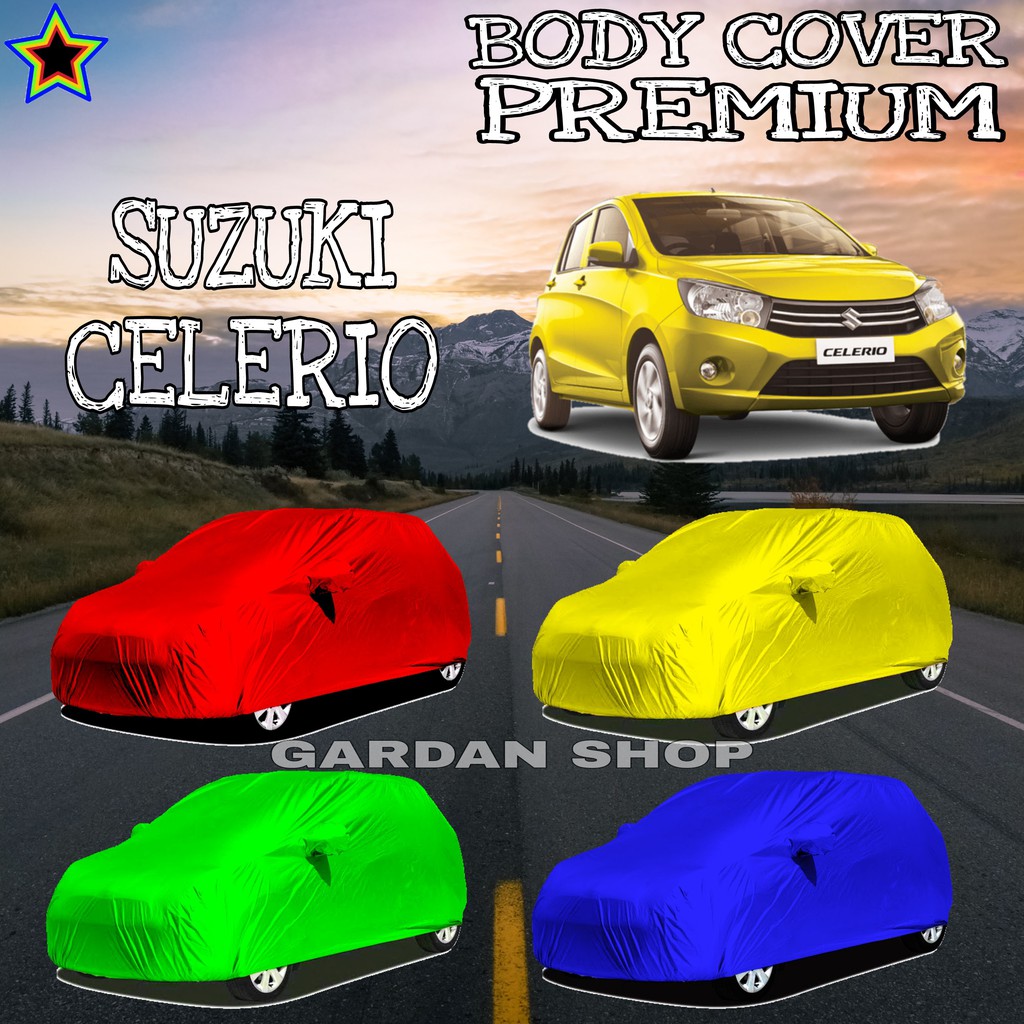 Sarung Mobil SUZUKI CELERIO Polos WARNA Body Cover Suzuki PREMIUM