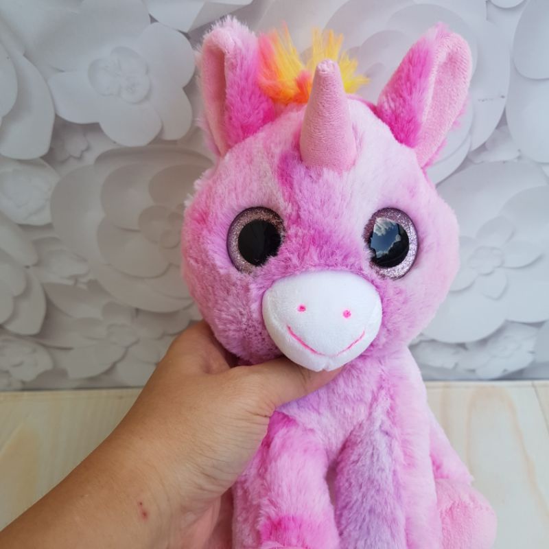 BONEKA RAINBOW UNICORN PELANGI 27 CM