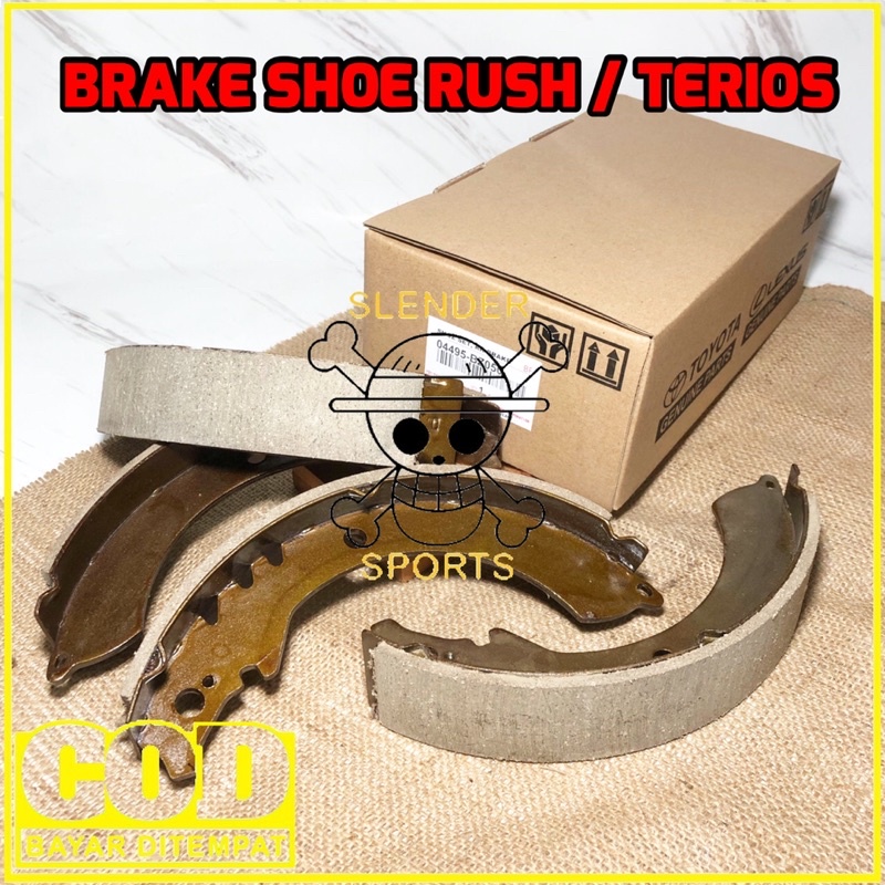 BRAKE SHOE RUSH - KAMPAS REM BELAKANG RUSH TERIOS F70