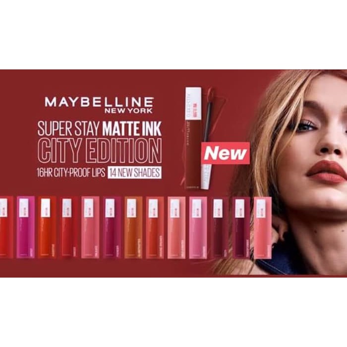 ★ BB ★ MAYBELLINE Super Stay Matte Ink City Edition