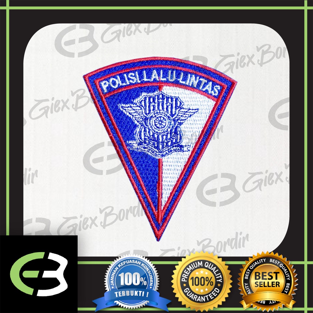 Bed Bet POLANTAS Polisi Lalu Lintas Bordir