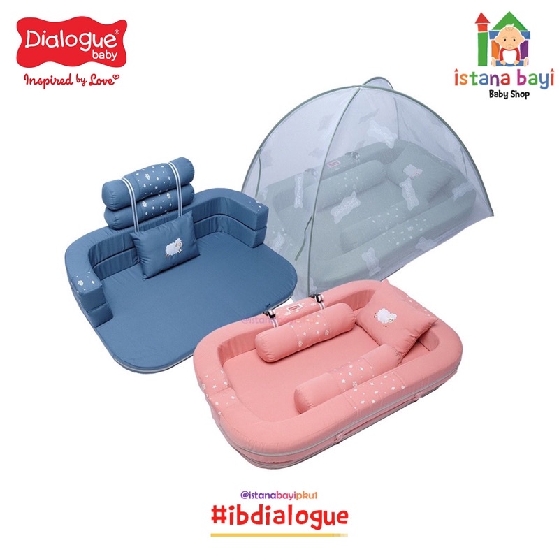 Dialogue Kasur 3in1 Sofa Bayi Dan Kelambu Sheep Series DGK9304