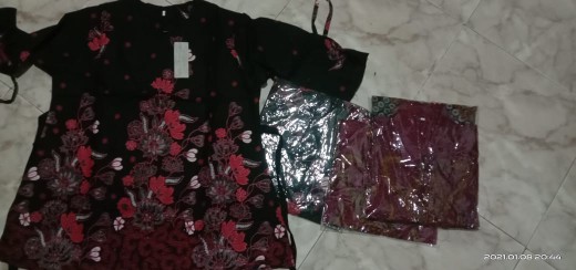 Maura Couple - Sania Ruffle Batik Couple Ori Ndoro Jowi Garansi Termurah Shopee - Batik Modern Solo