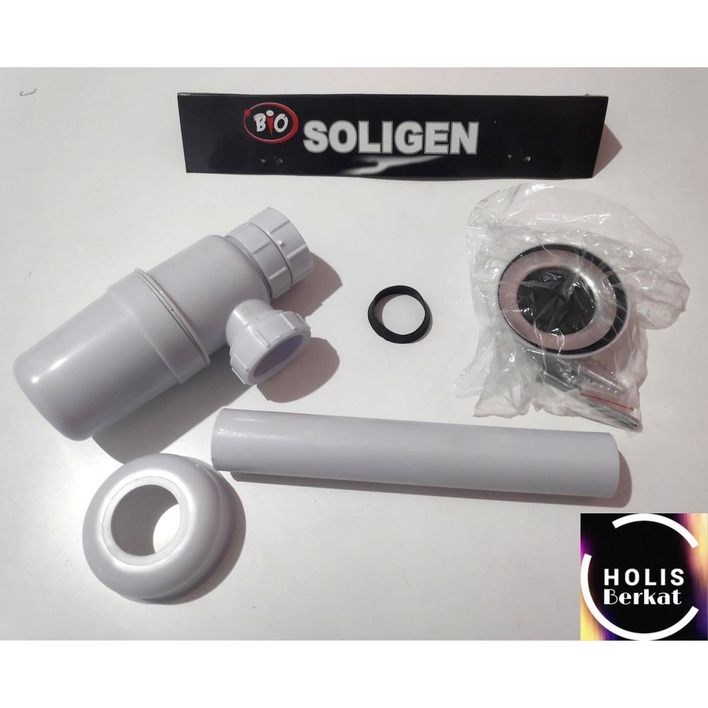 Sifon Pembuangan Air Wastafel Botol PVC BIO SOLIGEN