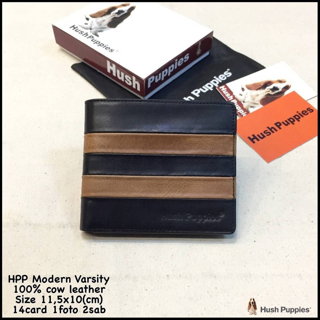 DOMPET KULIT PRIA HUSH PUPPIES MODERN VARSITY