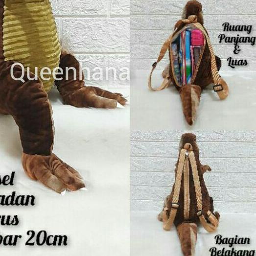 ☁ Tas Ransel Dinosaurus / Backpack Dinosaurus / Tas Boneka Anak Laki Laki ♦