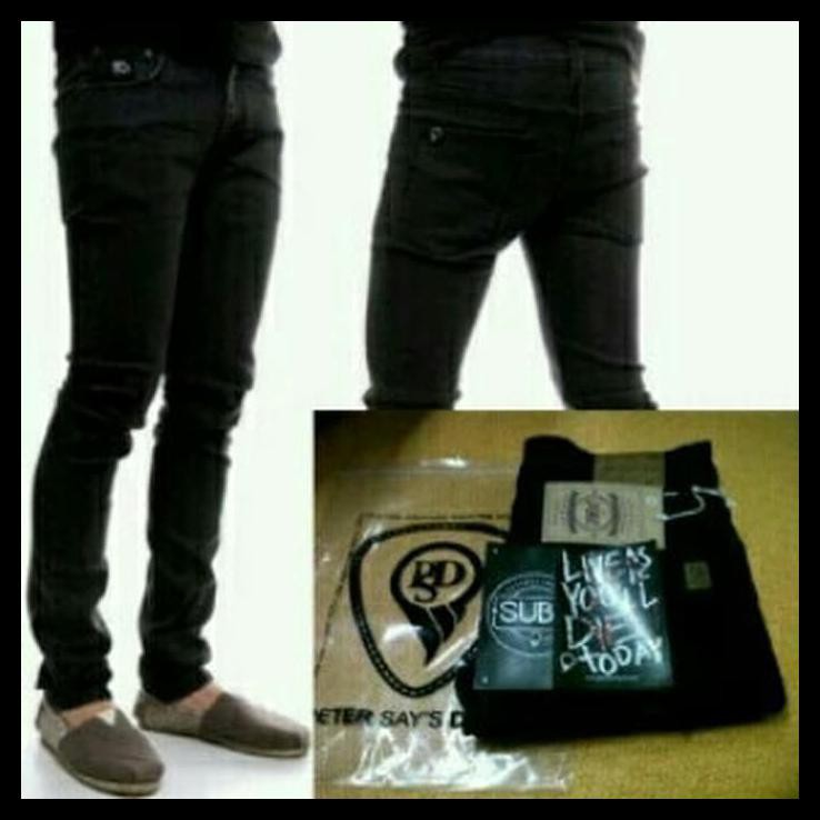 TLGP CELANA JEANS PSD BLACK / PETER SAYS DENIM BLACK / PSD HITAM NIFU